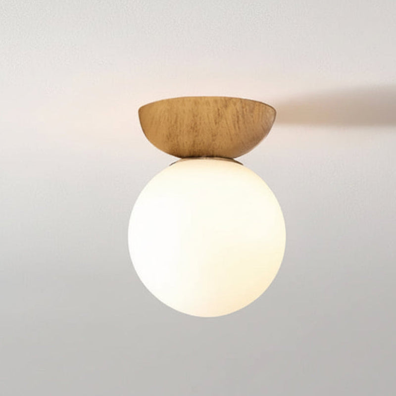 Ovaro Modern Minimalist Ceiling Light Fixture – Elegant Glass Design for Stylish Living Spaces