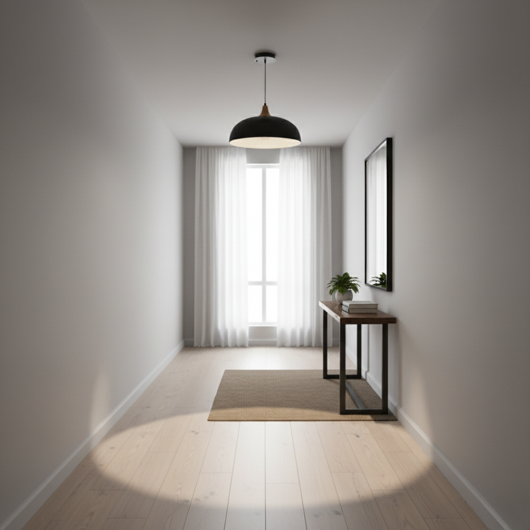 Milo Modern Oak Ceiling Light Fixture – Adjustable LED Design for Stylish Spaces