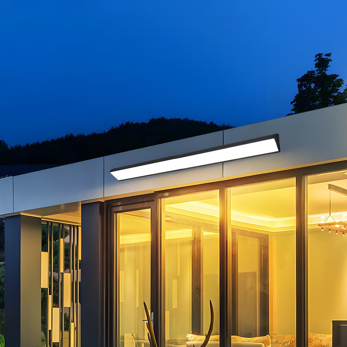 Linea Modern Outdoor Wall Lights – Sleek Design for Inviting Spaces