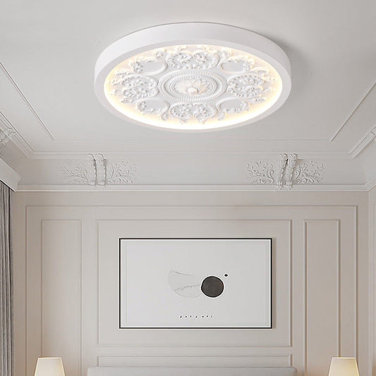 Delion Modern Minimalist Flush Mount Ceiling Light – Dimmable LED for Elegant Spaces