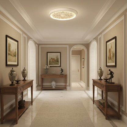 Delion Modern Minimalist Flush Mount Ceiling Light – Dimmable LED for Elegant Spaces