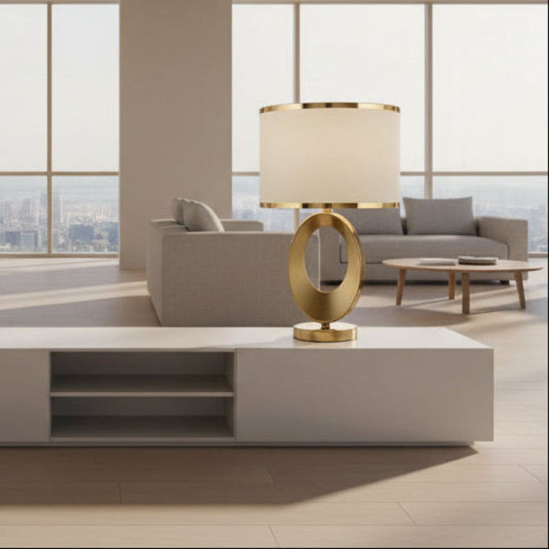 Mira Modern Table Lamp – Stylish Fabric Shade for Elegant Spaces