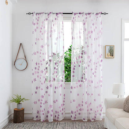 Pipin Colorful Sheer Curtain – Elegant Light Filtering for Any Room