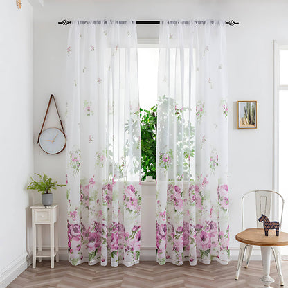 Pipin Colorful Sheer Curtain – Elegant Light Filtering for Any Room
