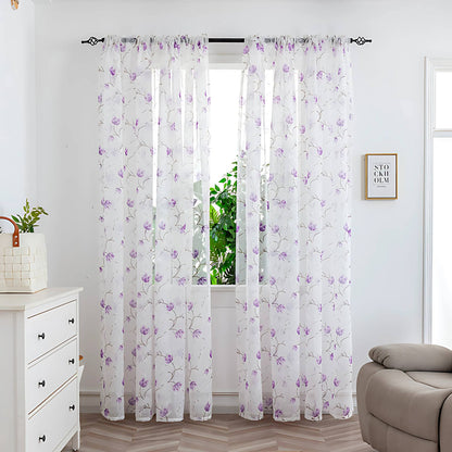 Pipin Colorful Sheer Curtain – Elegant Light Filtering for Any Room