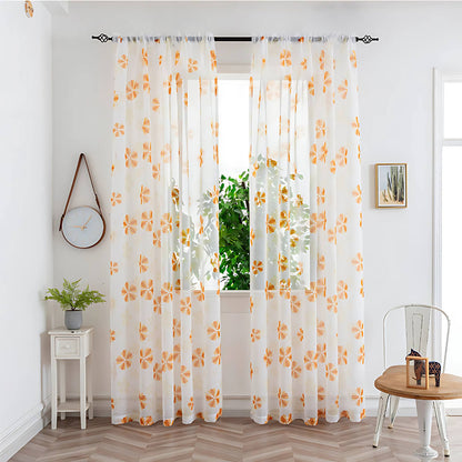 Pipin Colorful Sheer Curtain – Elegant Light Filtering for Any Room
