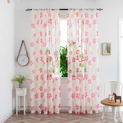 Pipin Colorful Sheer Curtain – Elegant Light Filtering for Any Room