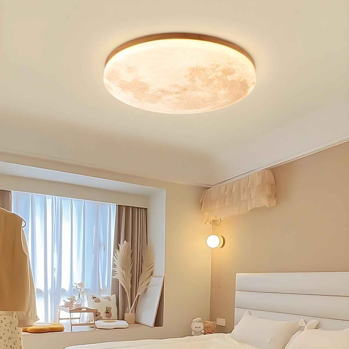 Mona Modern LED Ceiling Light Fixture – Minimalist Design for Cozy Ambiance