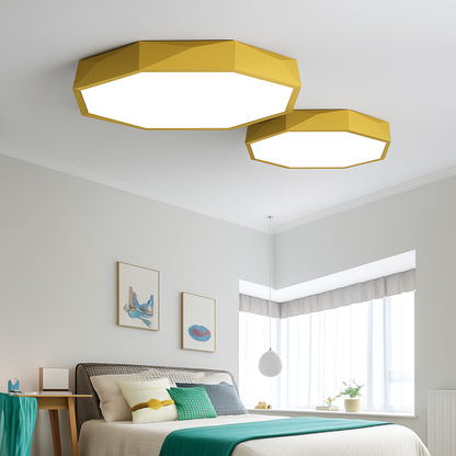 Mosaic Modern Octagon LED Ceiling Light Fixture – Stylish Energy-Efficient Design for Any Room