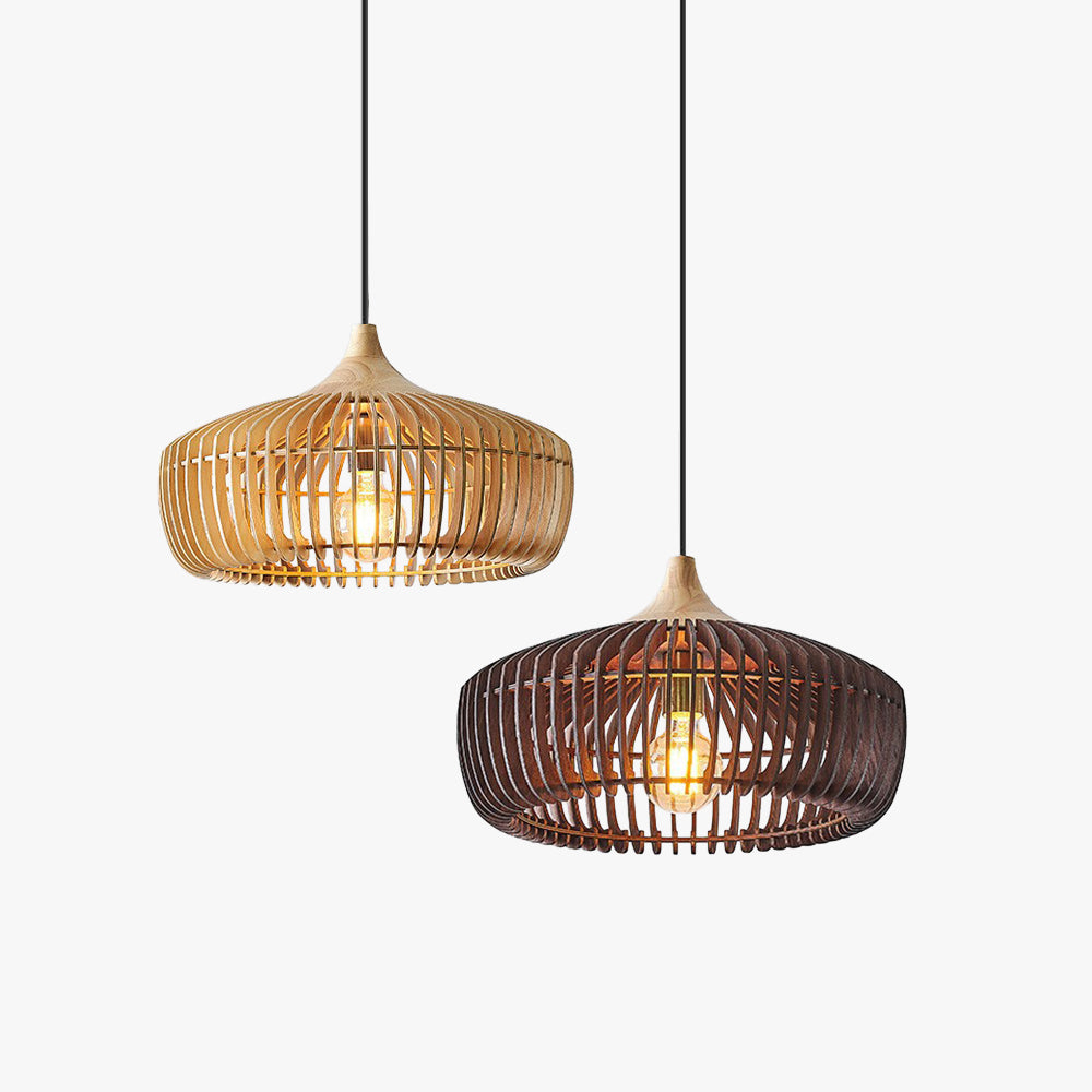 Cavon Modern Pendant Light – Elegant Wood Design for Cozy Kitchen Spaces