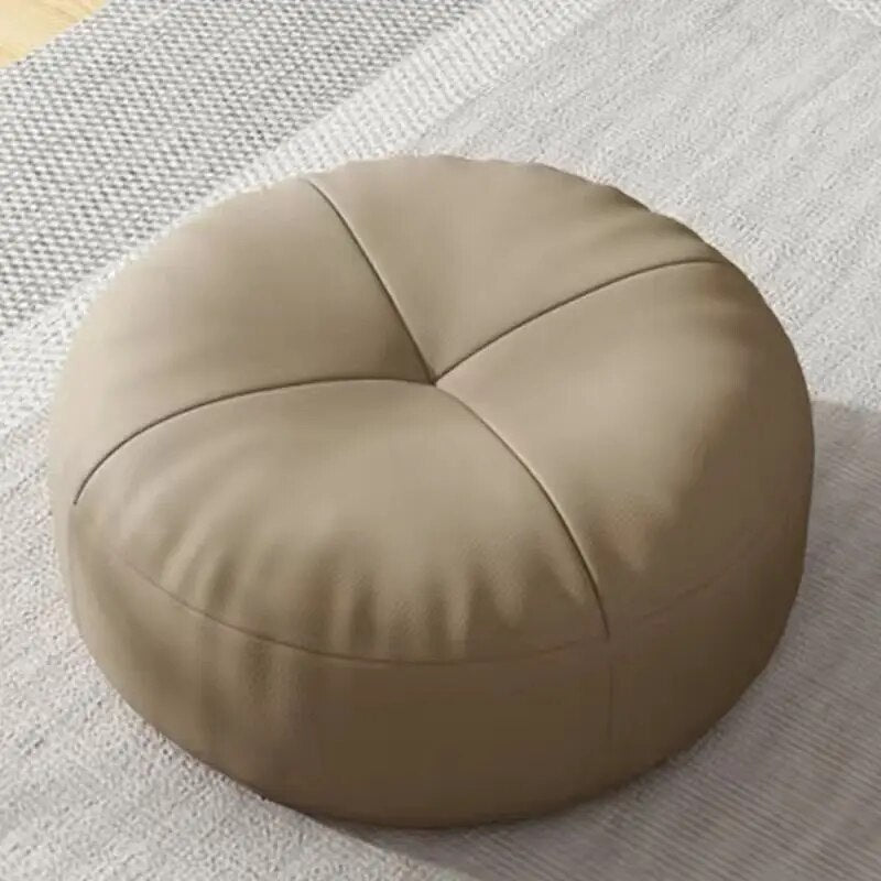 Nappa Japanese Leather Floor Cushion for Home Decor – Stylish Comfort for Relaxation