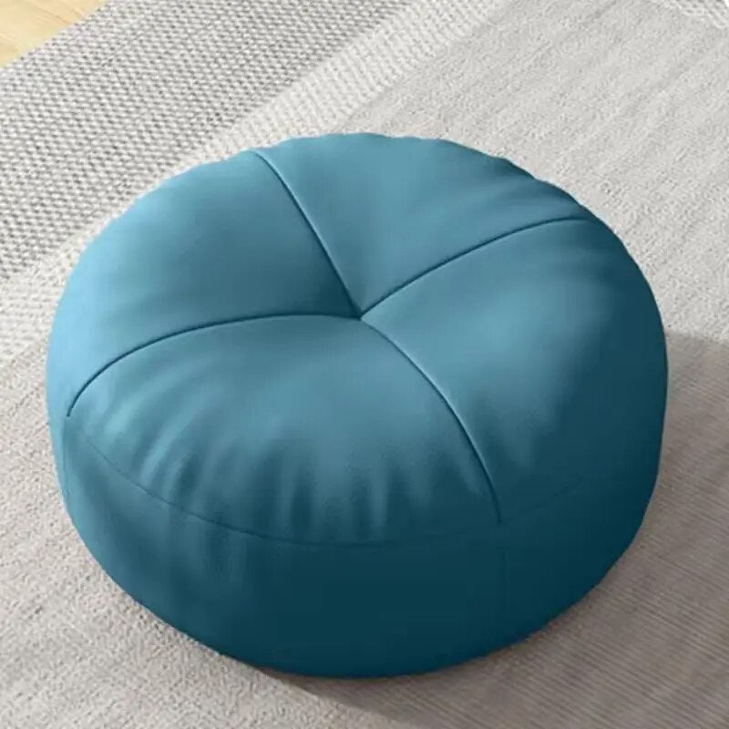 Nappa Japanese Leather Floor Cushion for Home Decor – Stylish Comfort for Relaxation