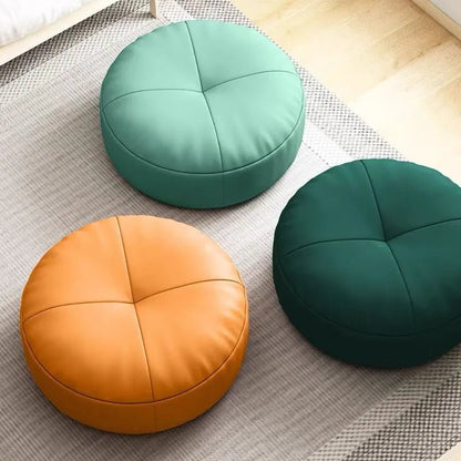 Nappa Japanese Leather Floor Cushion for Home Decor – Stylish Comfort for Relaxation