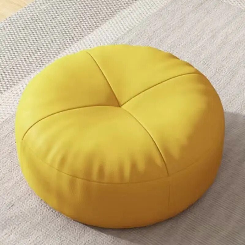 Nappa Japanese Leather Floor Cushion for Home Decor – Stylish Comfort for Relaxation