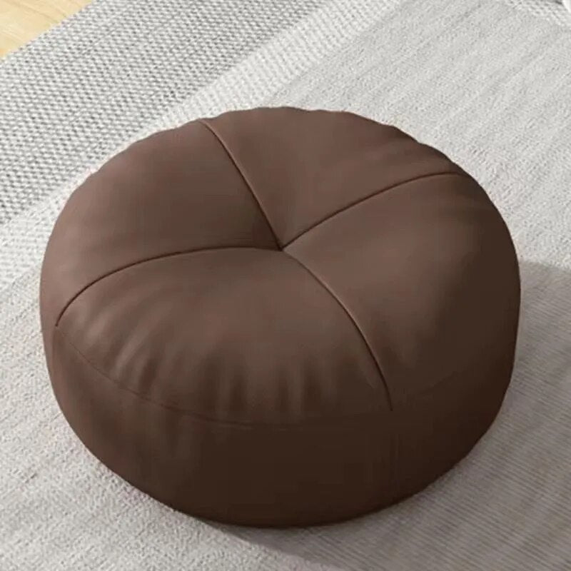 Nappa Japanese Leather Floor Cushion for Home Decor – Stylish Comfort for Relaxation