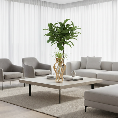 Natura Home Wooden Vase – Unique Organic Design for Stylish Plant Display