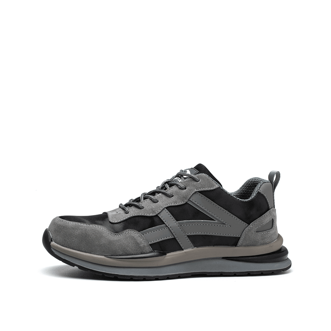 Noah Men's Grey Work Boots – Waterproof, Lightweight Comfort & Safety