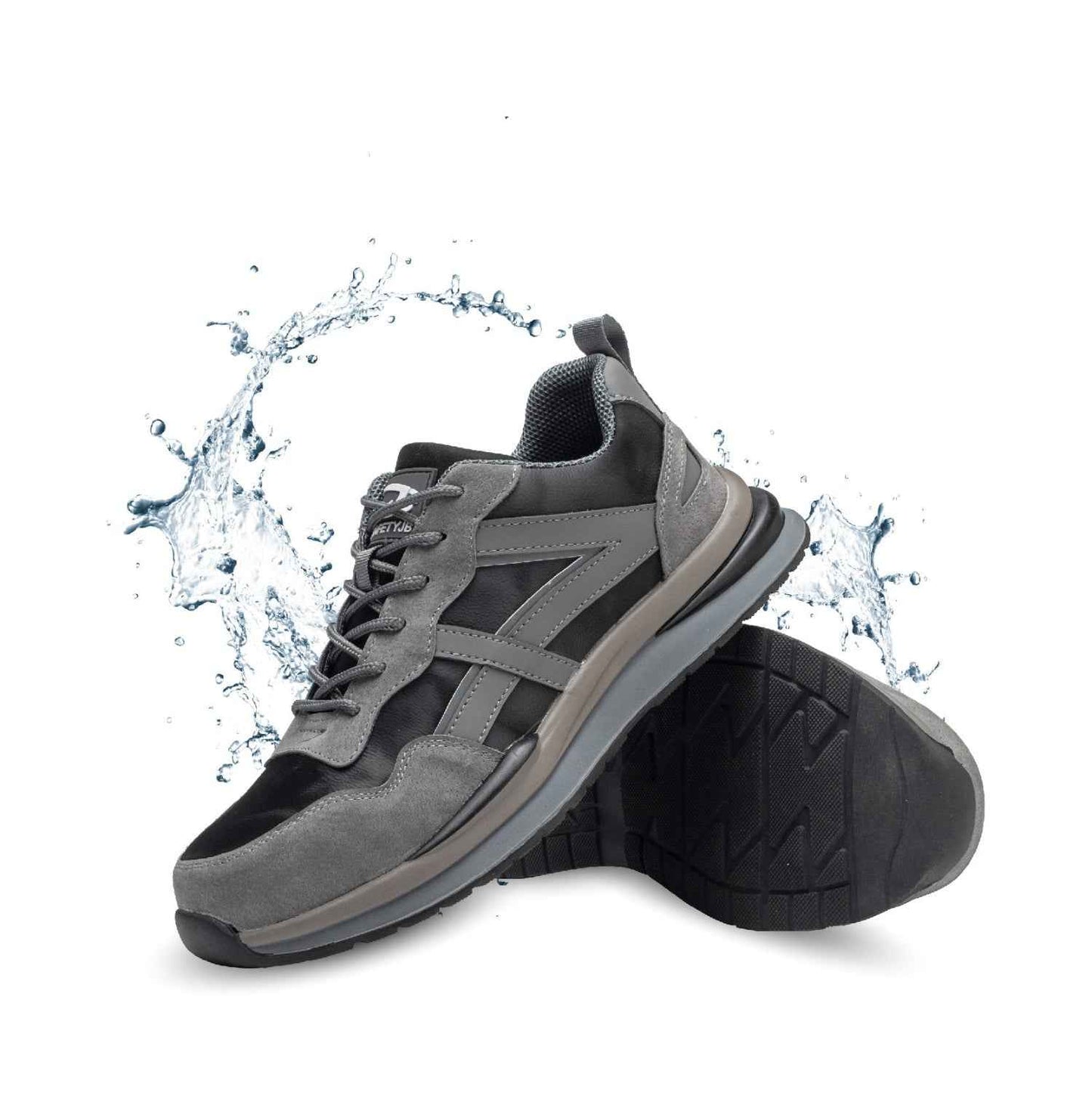Noah Men's Grey Work Boots – Waterproof, Lightweight Comfort & Safety