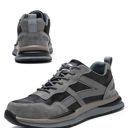 Noah Men's Grey Work Boots – Waterproof, Lightweight Comfort & Safety