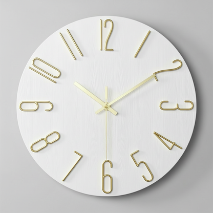 Noble Modern Wall Clock – Minimalist Design for Stylish Living Room Decor