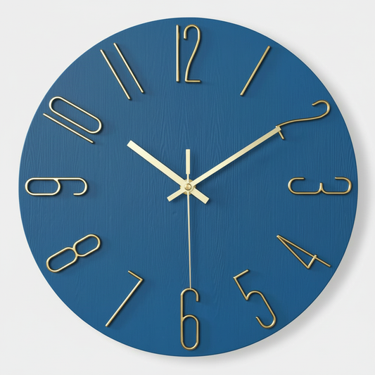 Noble Modern Wall Clock – Minimalist Design for Stylish Living Room Decor