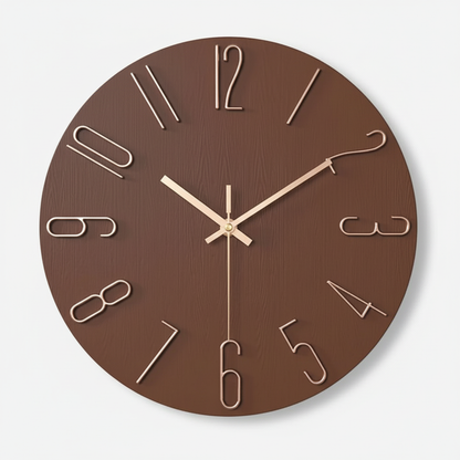 Noble Modern Wall Clock – Minimalist Design for Stylish Living Room Decor