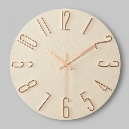 Noble Modern Wall Clock – Minimalist Design for Stylish Living Room Decor