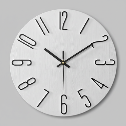 Noble Modern Wall Clock – Minimalist Design for Stylish Living Room Decor
