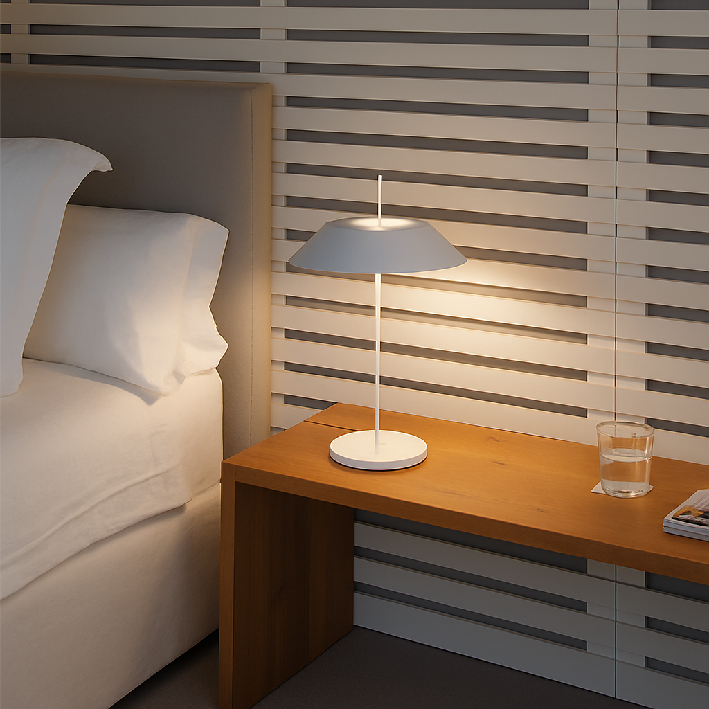 Gavor Nordic Black Bedside Lamp – Elegant Touch for Cozy Bedroom Ambiance