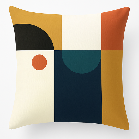 Nordic Modern Abstract Cushion Cover – Soft Polyester Art for Stylish Homes
