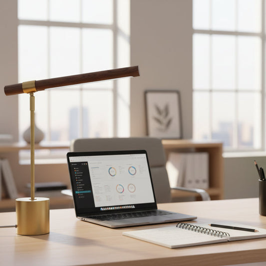 Norell  Modern Gold Table Lamp – Sleek LED Design for Cozy Home Décor