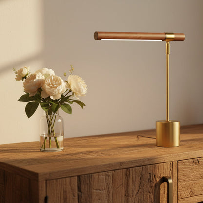 Norell  Modern Gold Table Lamp – Sleek LED Design for Cozy Home Décor