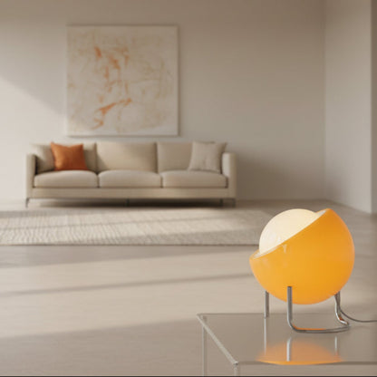 Nora Modern Orange Glass Table Lamp – Stylish Accent for Any Room