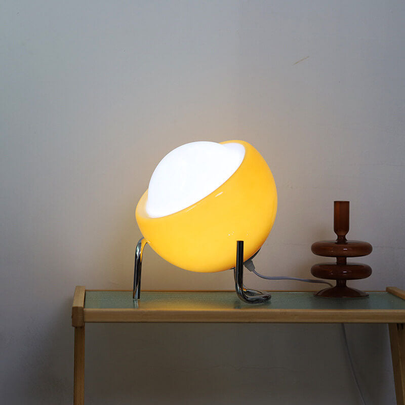 Nora Modern Orange Glass Table Lamp – Stylish Accent for Any Room