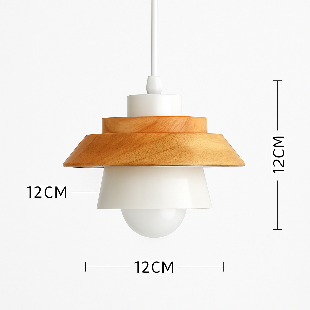 Noran Nordic Pendant Light – Stylish Metal and Wood Design for Modern Spaces