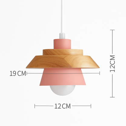 Noran Nordic Pendant Light – Stylish Metal and Wood Design for Modern Spaces