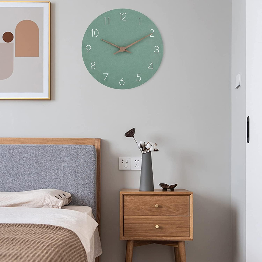 Nork Modern Wall Clock – Minimalist Wooden Design for Elegant Spaces