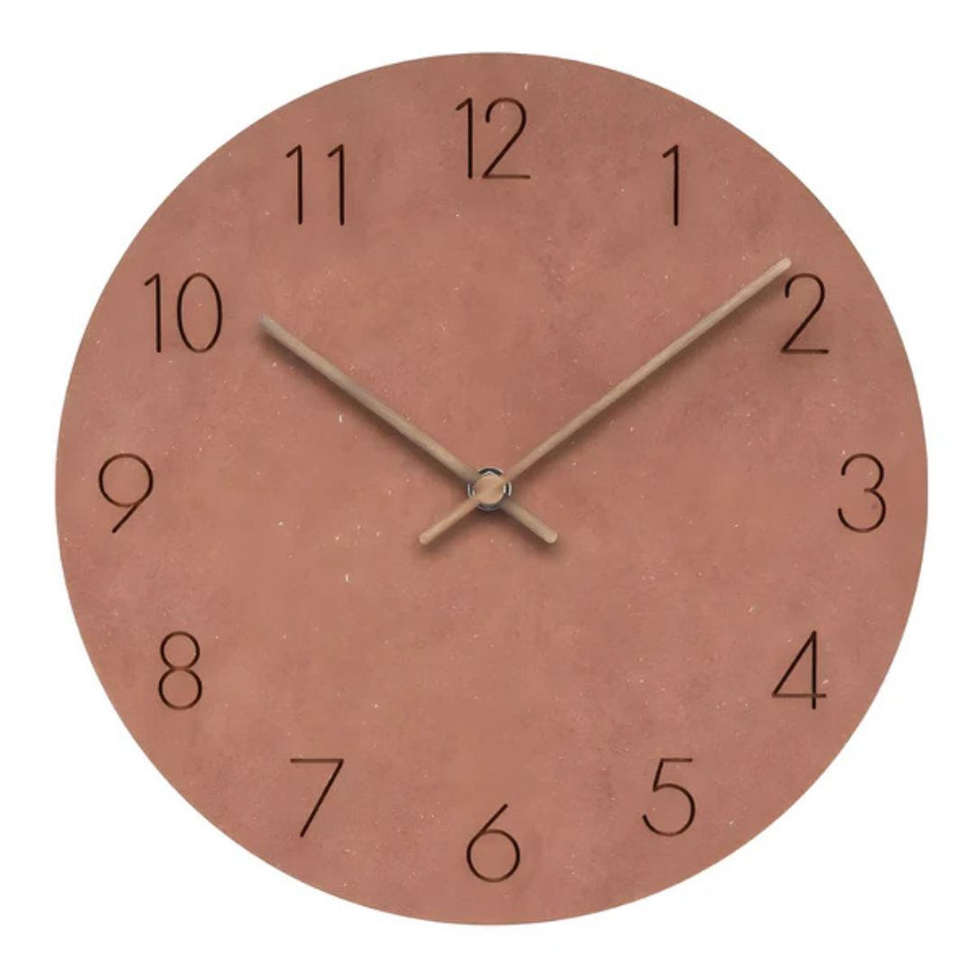 Nork Modern Wall Clock – Minimalist Wooden Design for Elegant Spaces