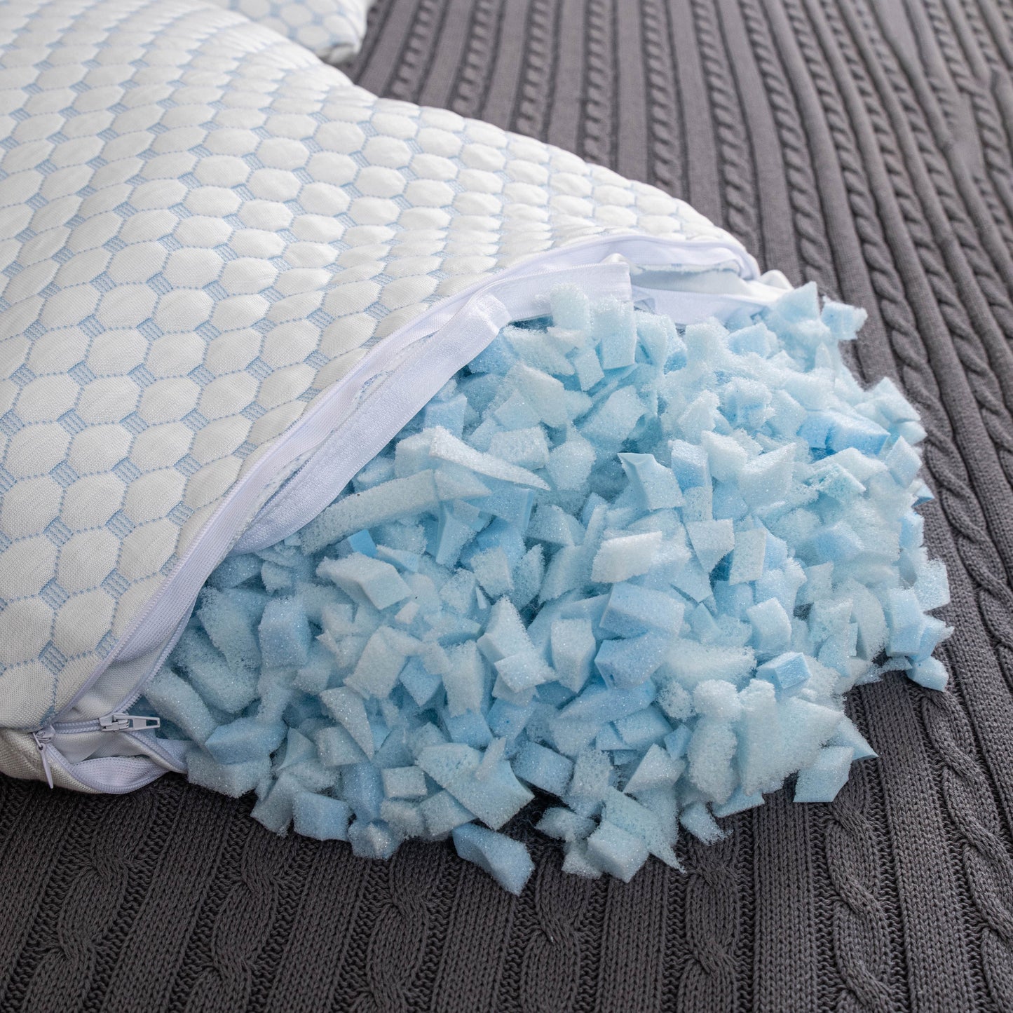 Fendro Adjustable Memory Foam Comfort Pillow – Customizable Neck Support