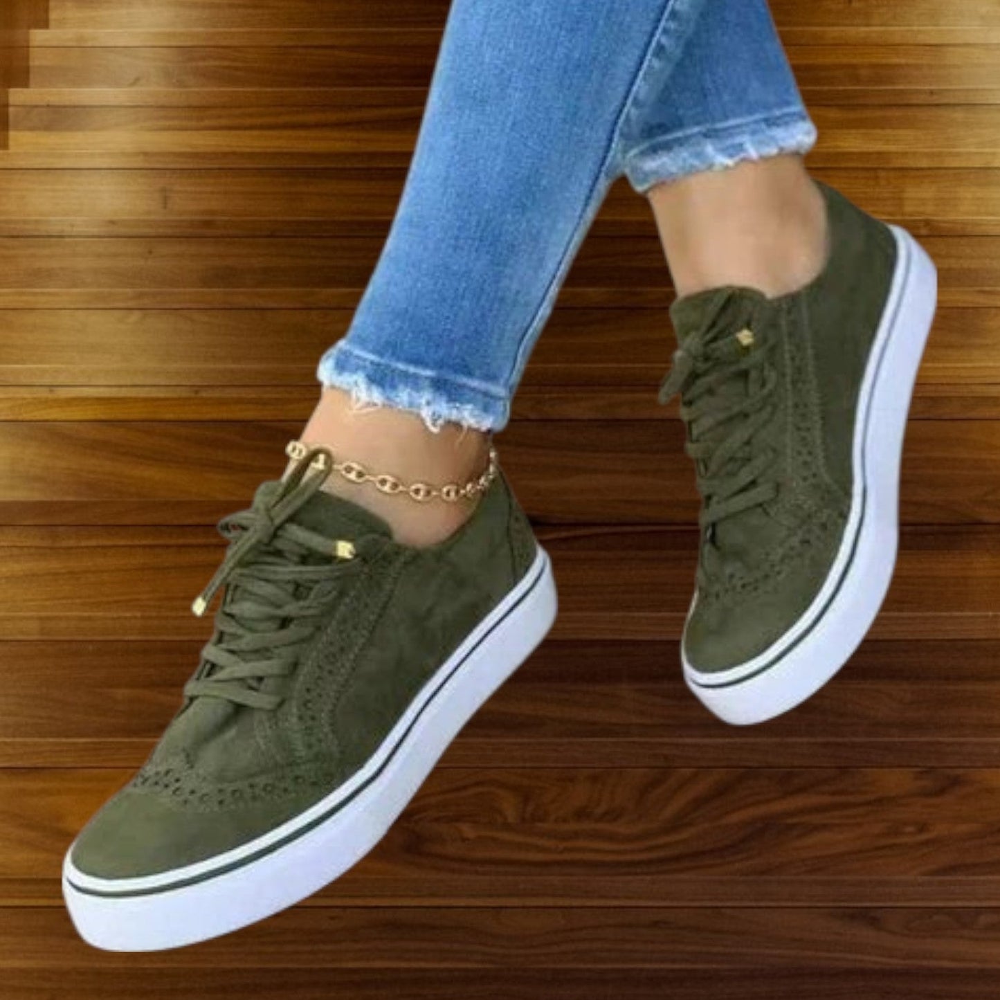 Oriana Women's Lace-Up Sneakers – Comfortable Supportive Footwear