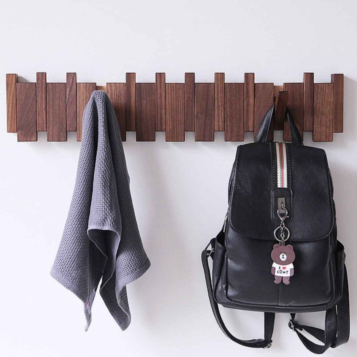 Piano Wooden Coat Rack Stand – Handcrafted Design for Elegant Storage