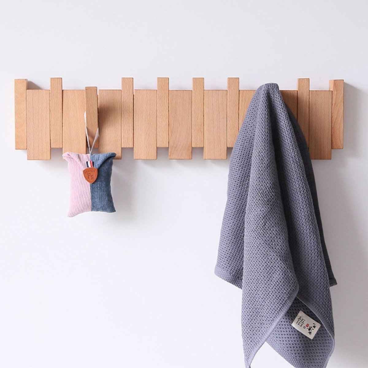 Piano Wooden Coat Rack Stand – Handcrafted Design for Elegant Storage