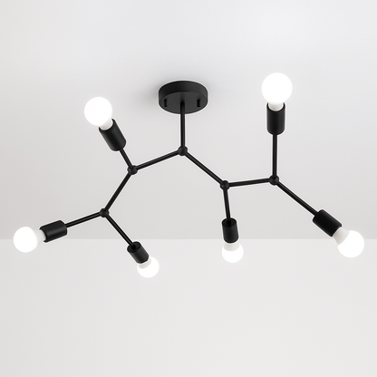Orelia Retro Ceiling Light Fixture – Multi-Head Design for Elegant Spaces