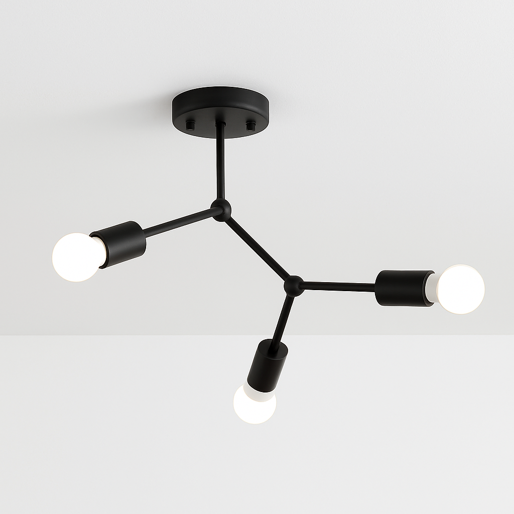 Orelia Retro Ceiling Light Fixture – Multi-Head Design for Elegant Spaces