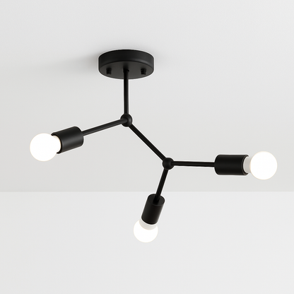 Orelia Retro Ceiling Light Fixture – Multi-Head Design for Elegant Spaces