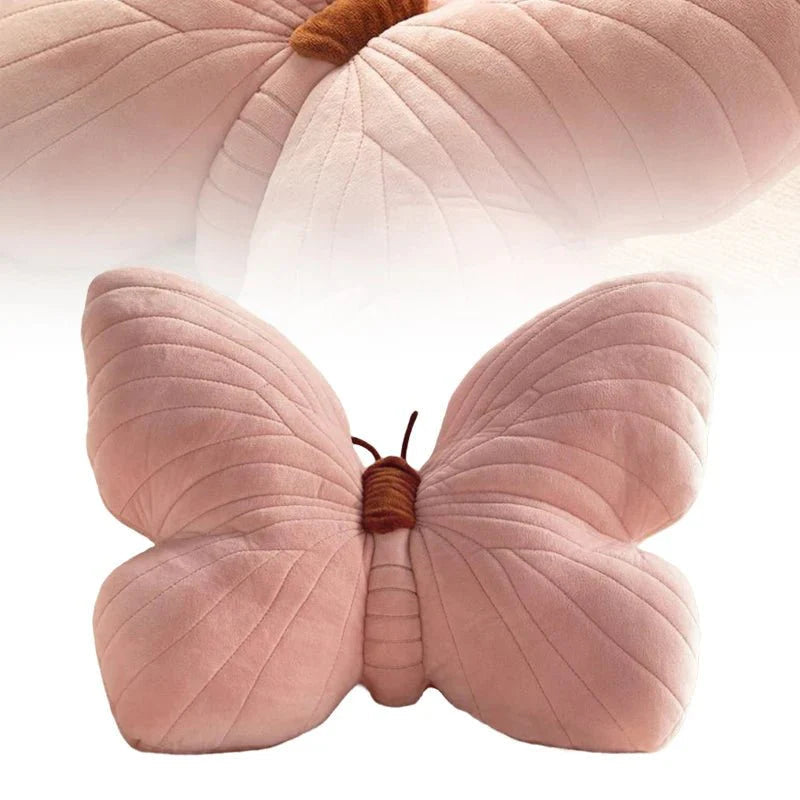 Morlen Plush Butterfly Cushion – Cozy Decorative Seating Accessory