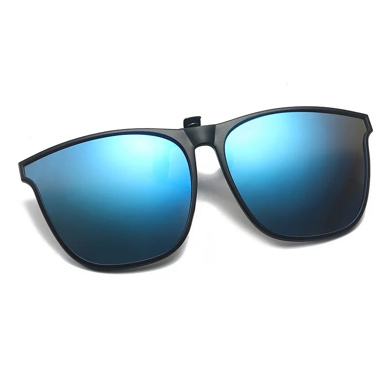 Pioneer Unisex Polarized Sunglasses – Vintage Clip-On Design with UV400 Protection