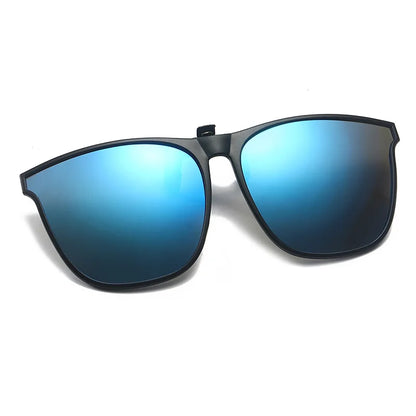 Pioneer Unisex Polarized Sunglasses – Vintage Clip-On Design with UV400 Protection