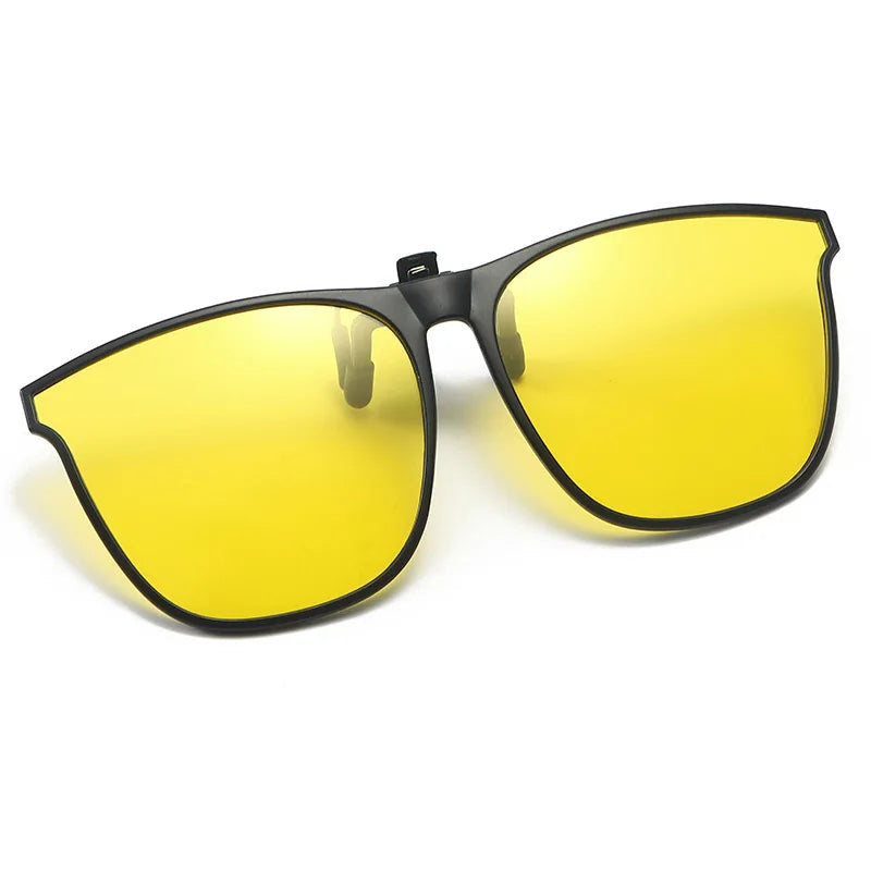 Pioneer Unisex Polarized Sunglasses – Vintage Clip-On Design with UV400 Protection