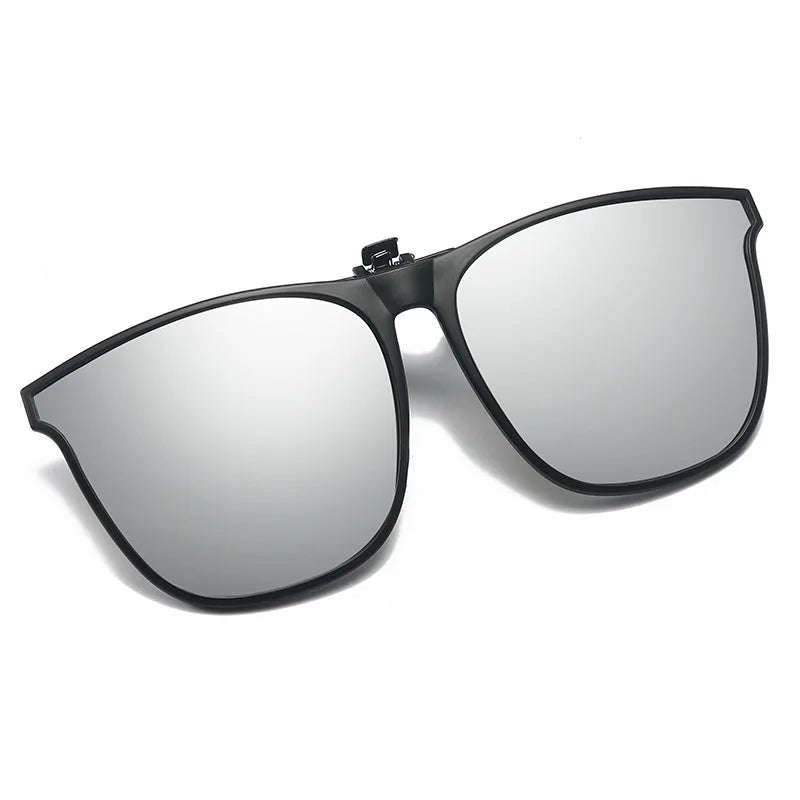 Pioneer Unisex Polarized Sunglasses – Vintage Clip-On Design with UV400 Protection